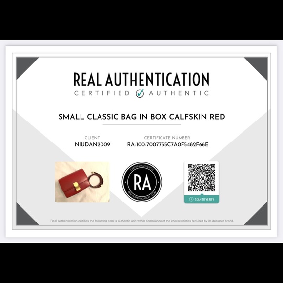Celine Mini Box in Red - Picture 2 of 13